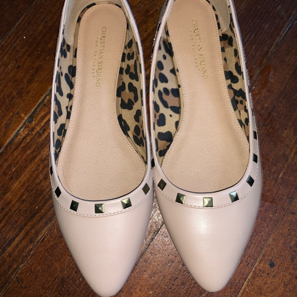 Christian Siriano studded ballet flat